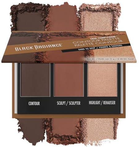 Black Radiance True Complexion Contour Palette, Dark To Deep