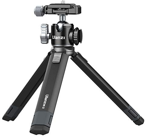Portable Desktop Mini Tripod PICTRON MT-24 Compact Camera Tripod Aluminum Alloy with 360° Ball Head,1/4 inches Quick Release Plate for DSLR Camera Video Camcorder, Load up to 11lbs/5kg