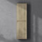 doporro Seitenschrank Badschrank Schmal Hochschrank Badezimmer Hängend Regal BxTxH ca: 35x20x120cm Midischrank in Eiche Greige Verona