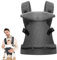 Babytrage Für Neugeborene, Gemütliche Und Leichte, Ergobaby Babytrage Für Kleinkinder 3-36 Monate (3-15Kg), Ideal Für Freihändiges Elternsein, Verbesserte Lendenwirbelstütze