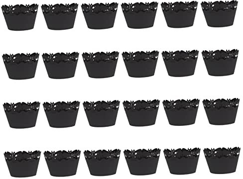 Cabilock Papelería De Halloween Envoltorios De Papel Decoración De Pastel Unidades Papel Para Cupcakes