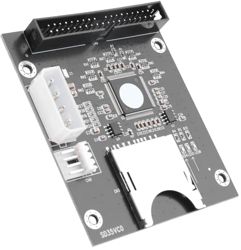 Aboiled Adaptateur SD SDHC SDXC MMC vers IDE 40 broches 3,5