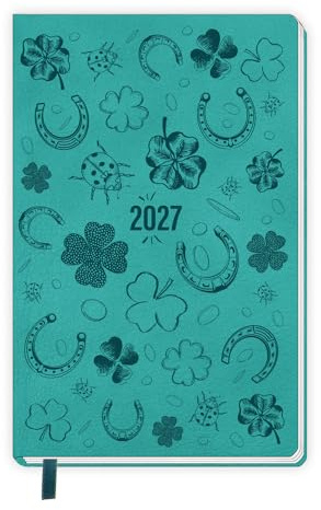 TRÖTSCH - Taschenkalender A6 Soft Touch Glück 2027: Soft Touch Terminkalender