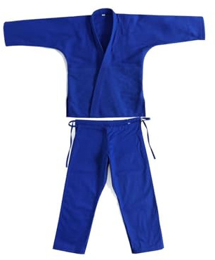 ICDKOYK Mångsidig Judo Gi Jiu Jitsu Uniform Karate Uniform Kläder Student Bomull Andningsbara Sparring Träningsessentials Lätt Bomull Kampsport Karate Gi