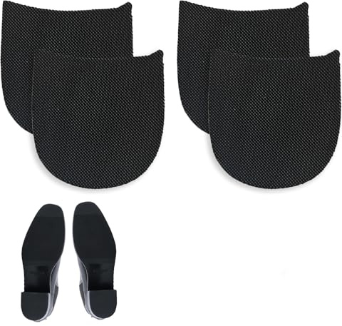 2 Paires De Semelles De Réparation Pour Talons De Chaussures En Caoutchouc - Semelles Épaisses 5mm - Kit Complet de Réparation de Chaussures - Protection Antidérapante