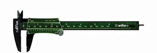 Wiha 41103 Vernier Caliper CaliMax, Metric and Inch, 6 Inches