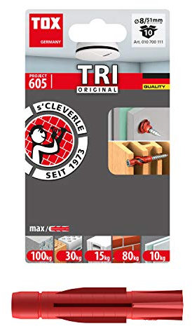 TOX cheville universelle Tri 8x51 mm, 10 pcs., 010700111