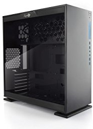 In Win 303 Mini-Tower Negro - Caja de Ordenador (Mini-Tower, PC, SECC, Vidrio Templado, Negro, ATX,Micro ATX,Mini-ATX, 16 cm)