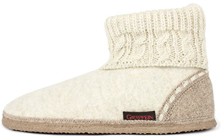 GIESSWEIN Freiburg, Pantoffeln Damen, Lamm-meliert 204, 38 EU