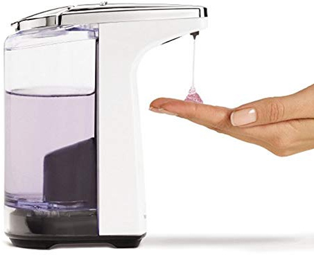 Dispensador Automático De Jabón con Sensor, Dispensador Desinfectante De Manos para Inducción, Dispensador De Jabón De Plástico Transparente, 400ML