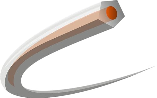 Husqvarna 597669201 trimmertråd 2 mm/15 m orange/genomskinlig