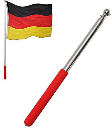 Cerioll Asta De Bandera Telescópica, Bandera De Mano De Acero Inoxidable, Astas Bandera Telescópicas, Extensible Mastil Postes De Bandera, Postes De Bandera Telescópicos, Extensible Mastil Bandera