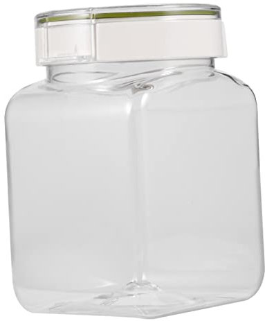 Cabilock Contenedores de Alimentos Sellados de Gran Capacidad Tarro de Plástico para Té para Almacenar Granos de Café Y Frutos Secos