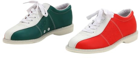 Viaoragiosa Scarpe da Allenamento Bowling,Scarpe da Bocce,Scarpe da Bowling in Pelle,Bello E alla Moda,libertà di Movimento E Comfort,Adatto A Principianti Atleti Occasionali E Dilettanti