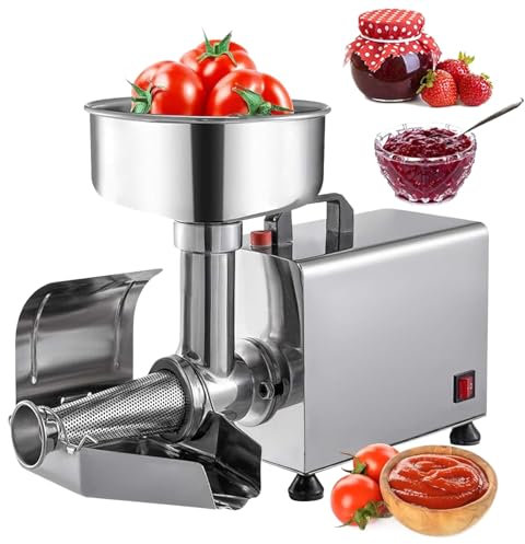 ZEEKYFOR Passoire à Tomates, Moulin à Aliments pour Sauce Tomate, Moulin à Tomates pour Sauce, Presse-Tomates et Fabricant de Sauce pour Tomates, Fraises et Myrtilles