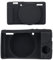 lasuroa Custodia Fotocamera per Sony ZV-1, Morbida Protettiva in Silicone con Pellicola Protettiva per lo Schermo Antigraffio Vestibilità Sottile Custodia Fotocamera Digitale (Nero)