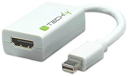 Techly 304239 Adattatore Mini DisplayPort (Thunderbolt) 1.1 / HDMI 15cm Bianco Bianco