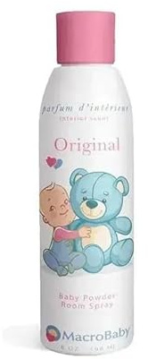 Room Spray - MacroBaby, Baby Room Spray, Baby Powder Spray Scent, Air Freshener, Nursery Spray | 6Oz | 198ml (Pack of 1)