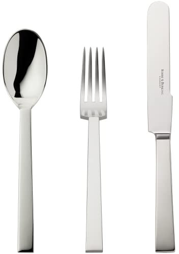 Robbe & Berking Sphinx 3 pzas. Cubiertos de menú (Chapado Macizo en Plata con 150 g)
