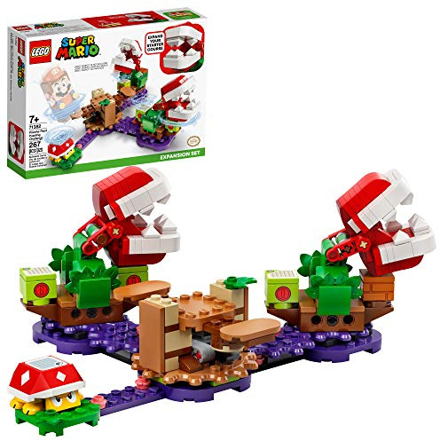 LEGO Super Mario Piranha Plant Puzzling Challenge Expansion Set 71382 Building Kit; Unique Toy for Creative Kids, New 2021 (267 Pieces)