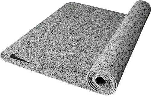 Nike Flow Yoga Matte 4 mm Lt Smoke Grey/Black Osfm, Mehrfarbig, Einheitsgröße