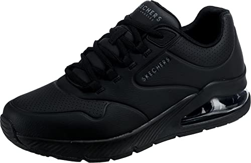 Skechers Uno 2, Scarpe da Ginnastica Uomo, Nero, 44 EU