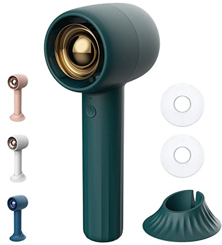 KENSUKA Ventilateur de Poche HA1, Ventilateur à Main Rechargeable Portable avec Aromathérapie, 3 Vitesses Ajustables, Idéal pour Voyage, Maquillage