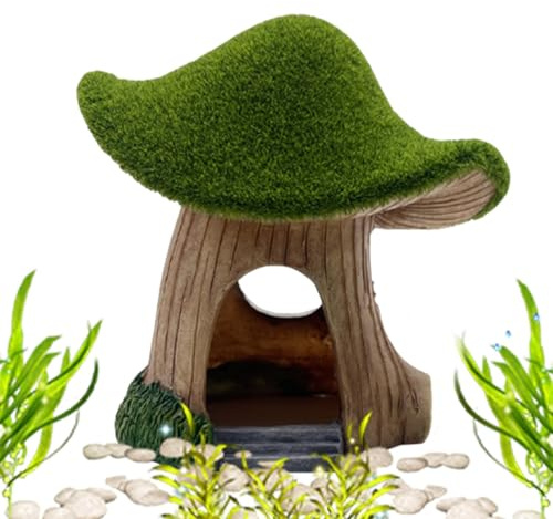 Casa di decorazione acquatica in ceramica: design elegante e durevole, Aggiungi al tuo acquario | Accessorio decorativo, ideale per pesci e piante, pratico regalo.
