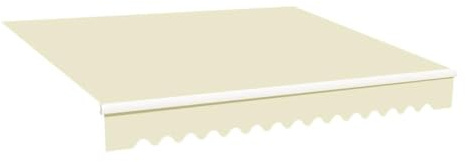 Telo di ricambio per tenda da giardino, impermeabile, in poliestere resistente, copertura per terrazza, balcone e cortile, 3 m x 1,5 m, telaio non incluso