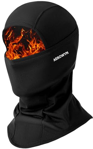 AEROWYN Sturmhaube Motorrad Winter Balaclava Skimaske Warme Fleece Winddicht Sturmmaske für Outdoorsports Radfahren Ski Motorrad Herren Damen Einheitsgröße