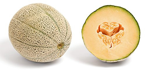 30 semillas Melón Cantalupo (Cucumis melo) - Pulpa Anaranjada Dulce y Aromática - Cultivo Fácil - Fruto Jugoso de Verano