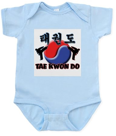CafePress Tae Kwon Do Infant Creeper Cute Infant Bodysuit Baby Romper Sky Blue