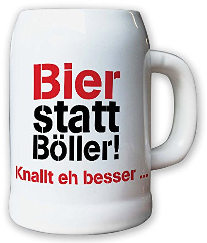 Cerveza petardo ballern knallen festiva Fiesta Diversión Humor – Jarra/Jarra de cerveza 0,5 l # 10638