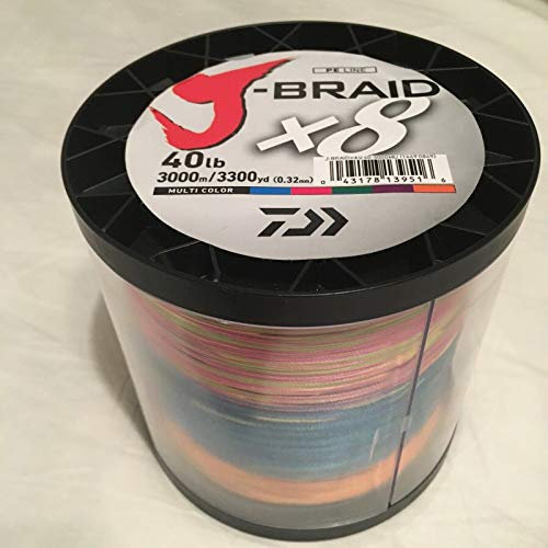 Daiwa – jbraid 8 Braid 1500, Farbe Mehrfarbig, Größe 0.280 mm