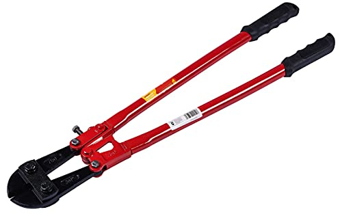 Amtech – Bolt Cutter, Heavy-Duty Drop-Forged, Hardened & Tempered Steel Jaws with Adjustable Alignment & Comfort Grips, for Cutting Chain, Rod, Padlocks, Fencing & Mesh with High Leverage, 30