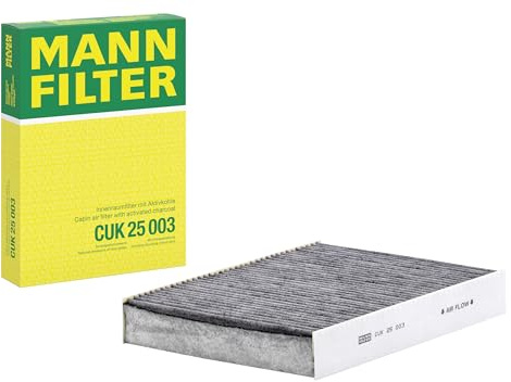 MANN-FILTER CUK 25 003 Filtro aria cabina - Filtro Antipolline con Carbonio attivato - per Autovetture + veicoli commeriali