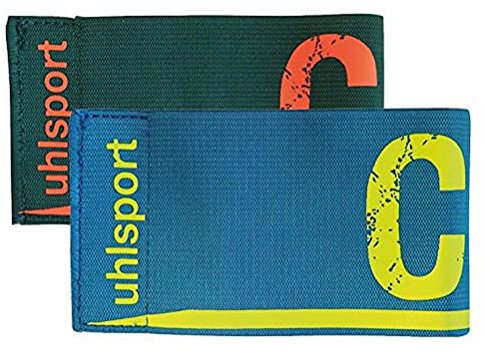 uhlsport Spielführerarmbinde/Kapitänsbinde/Fußball/Armbinden, Petrol/Cyan, Einheitsgröße One Size