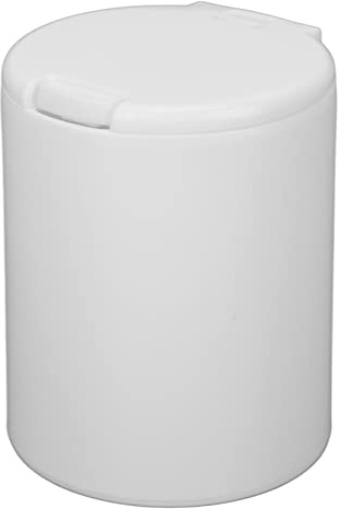 Cotton Pad Container, Lightweight Cotton Pad Dispenser Round Press Design Easy Storage for for Travel
