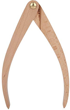 Strumenti in Ceramica, Strumento di Misurazione Strumenti in Ceramica per Calibro di Misurazione in Ceramica Distanza di Posizionamento del Righello in Legno (Pinza in legno da 8 pollici)
