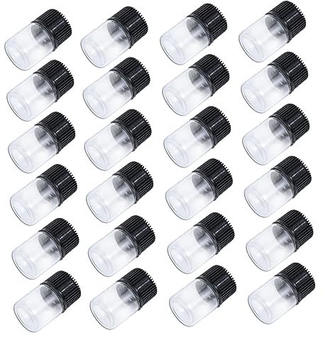 minkissy 30 Stück Flaschenroller-spenderflaschen Aus Glas Mit Auslaufsicherem Deckel Für Reisen Business Sport Und Outdoor-aktivitäten Nachfüllbare Fläschchen