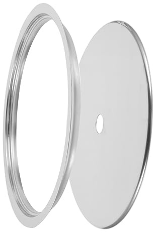 ULTECHNOVO Anello Affondamento Per Piano Cottura Induzione Piastra Adattatore Per Induzione Adattatore Per Piano Cottura Piatto e Anello Affondamento Design Ragionevole Robusto e Facile Da