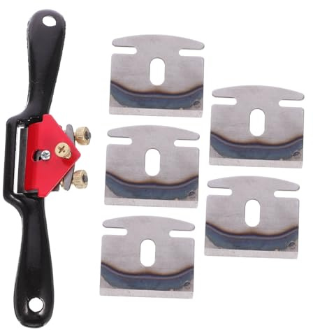HONITANO Pialla Mano Legno Regolabile per Intaglio e Finitura Legno con Tagliente Sostituibile Strumento Artigianale per Lavorazioni di Precisione e Bordature Utensile Manuale per