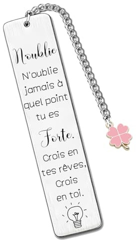 QTZXZX Marque Page inspirant Cadeau Meilleure Amie Noel Anniversaire Femme Original Utile Marque Page Idée Cadeaux noel Collegue de travail Anniversaire Amie Soeur Collegue