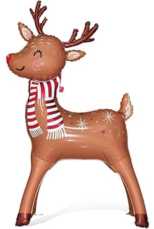 ZZ DISFRAZZES | Globo Foil Reno Standing 100x66x30 cm (Talla Única)