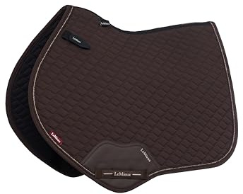 LeMieux Brilliance Close Contact Sadeldyna - Espresso
