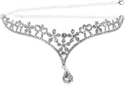 Lurrose Hochzeitsstirnband Vintage-stirnband Für Damen Brautschmuck Kopf Mit Strasssteinen Stirnschmuck Silber Als Haarschmuck Silber Für Hochzeit Und Besondere Anlässe