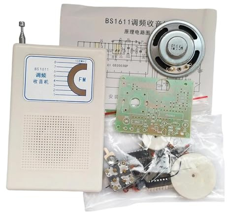 ZGUZMCMK DIY FM Radio Kit Professional Practical Learning for Electronics Lovers