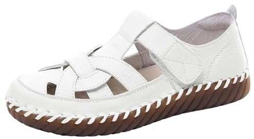 Sandaler, dam, sommar, bekväma – stängda sandaler, dam, vandringssandaler, platta vandringssandaler, andas, fritidssandaler, halkfria, promenadskor, lätta utomhussandaler, mjuka sommarsandaler