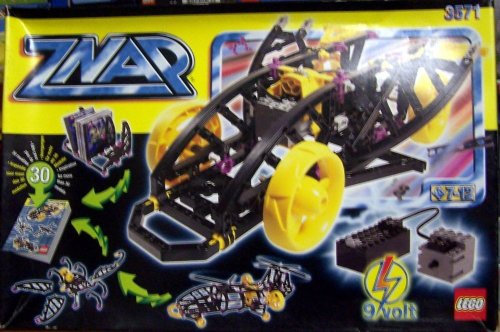 LEGO 3571 Znap Elektromotor und Batterie, Schwarz