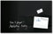 SIGEL GL130 Premium Glas-Magnettafel 78 x 48 cm schwarz hochglänzend, SGS geprüft, einfache Montage, incl. 3 starke Magnete, für Büro, Schule & Wohnung, Artverum
